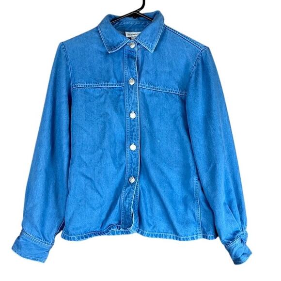 Pendleton Womens Shirt Blue Chambray Tencel Button Down Long Sleeve Small - Picture 1 of 12